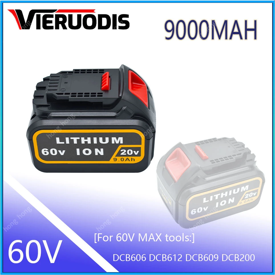 Сменный аккумулятор для Dewalt, батарейки 20 в 60 в 9,0 Ач для отверток dcb606 DCB609 DCB205 DCB204 DCB206 DCB209
Сменный аккумулятор для Dewalt, батарейки 20 в 60 в 9,0 Ач для отверток dcb606 DCB609 DCB205 DCB204 DCB206 DCB209
