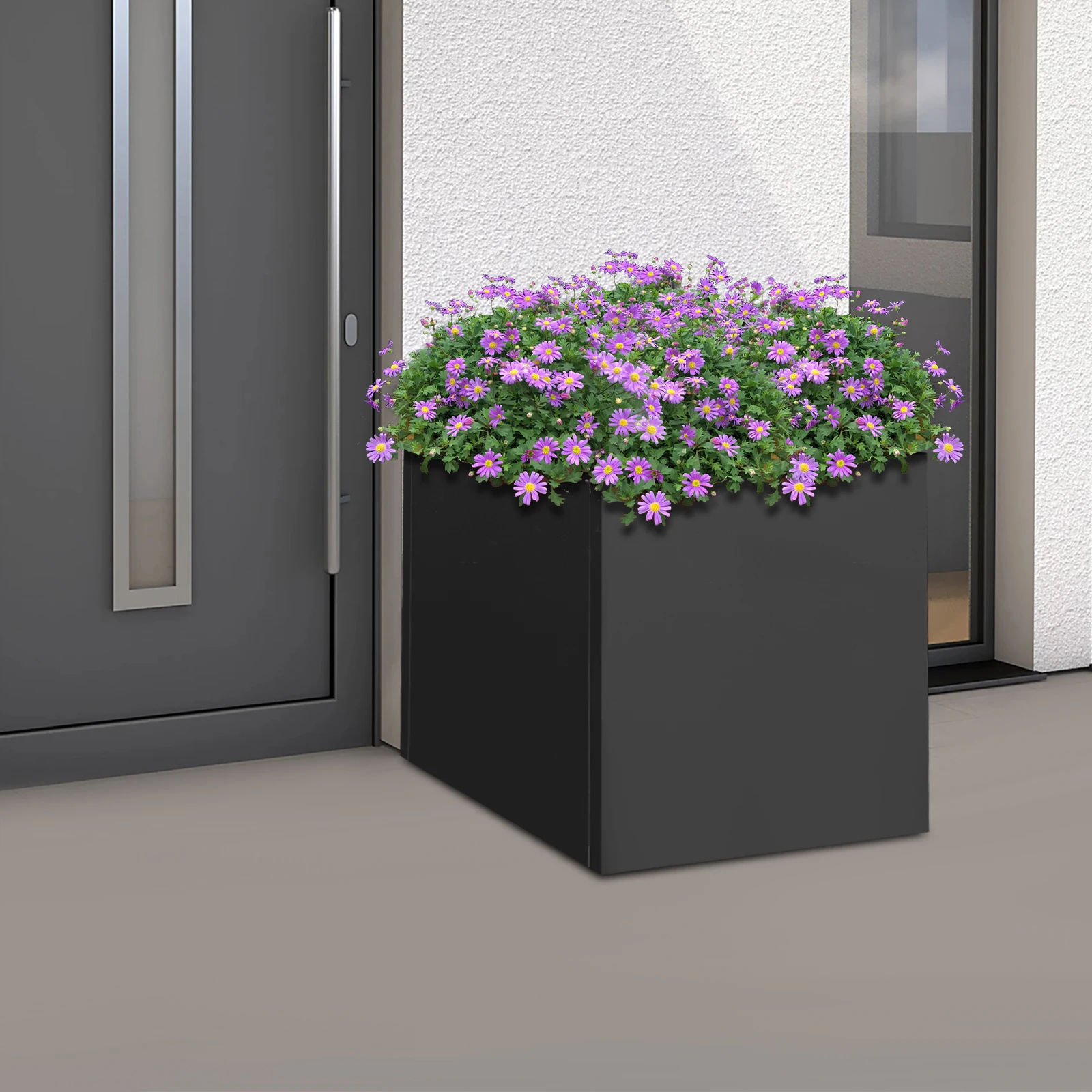 Steel Garden Planter Box, Large Square Design for Plants and Flowers, Sturdy Structure with Ventilation, Ideal for Indoor
Steel Garden Planter Box, Large Square Design for Plants and Flowers, Sturdy Structure with Ventilation, Ideal for Indoor