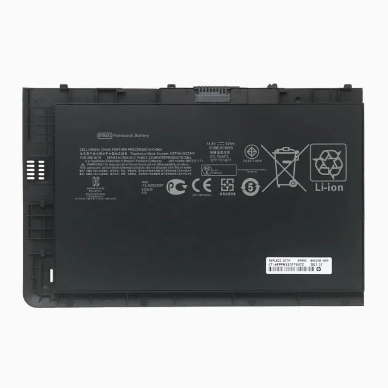 New BT04XL Laptop Battery 14.8V 52WH BT04 BT04XL BA06 BA06XL For HP EliteBook Folio 9470m 9470 Notebook Battery BT04XL
New BT04XL Laptop Battery 14.8V 52WH BT04 BT04XL BA06 BA06XL For HP EliteBook Folio 9470m 9470 Notebook Battery BT04XL