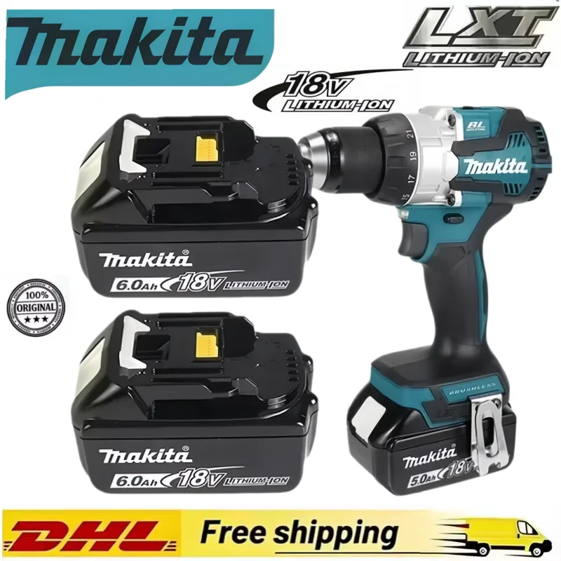 Makita Genuine 6.0Ah DDF487 Cordless Electric Screwdriver18V Brushless Motor Impact Electric Screwdriver Rechargeable Power Tool
Makita Genuine 6.0Ah DDF487 Cordless Electric Screwdriver18V Brushless Motor Impact Electric Screwdriver Rechargeable Power Tool