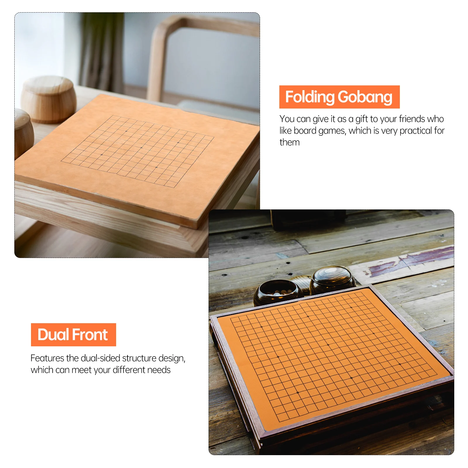 2Pcs Simple Chessboard Foldable Double Sided Gobang Board Easy to Store Travel Friendly Strong Material Great for Game Night Fun
2Pcs Simple Chessboard Foldable Double Sided Gobang Board Easy to Store Travel Friendly Strong Material Great for Game Night Fun