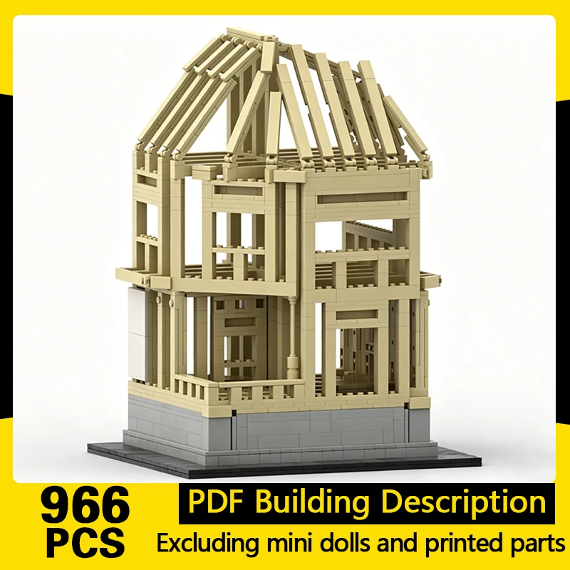 City Street View Model MOC Building Bricks Wood Frame House Modular Technology Gifts Holiday Assemble Children Toys Suit
City Street View Model MOC Building Bricks Wood Frame House Modular Technology Gifts Holiday Assemble Children Toys Suit