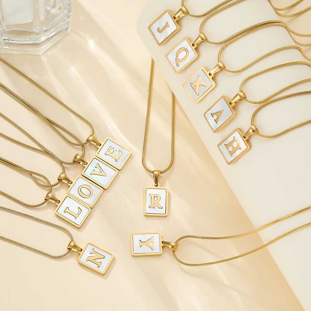 1Pcs/Lot Stainless Steel 26 Letters Alphabet Gold Color Necklace Chains for Handmade DIY Necklace Jewelry Making Accessories
1Pcs/Lot Stainless Steel 26 Letters Alphabet Gold Color Necklace Chains for Handmade DIY Necklace Jewelry Making Accessories
