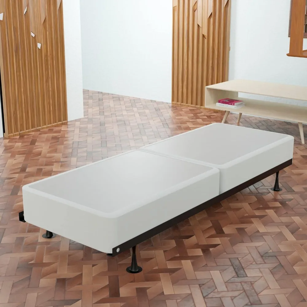 Low Profile Split Wood Traditional Box Spring/Foundation for Mattress, Twin, White
Low Profile Split Wood Traditional Box Spring/Foundation for Mattress, Twin, White