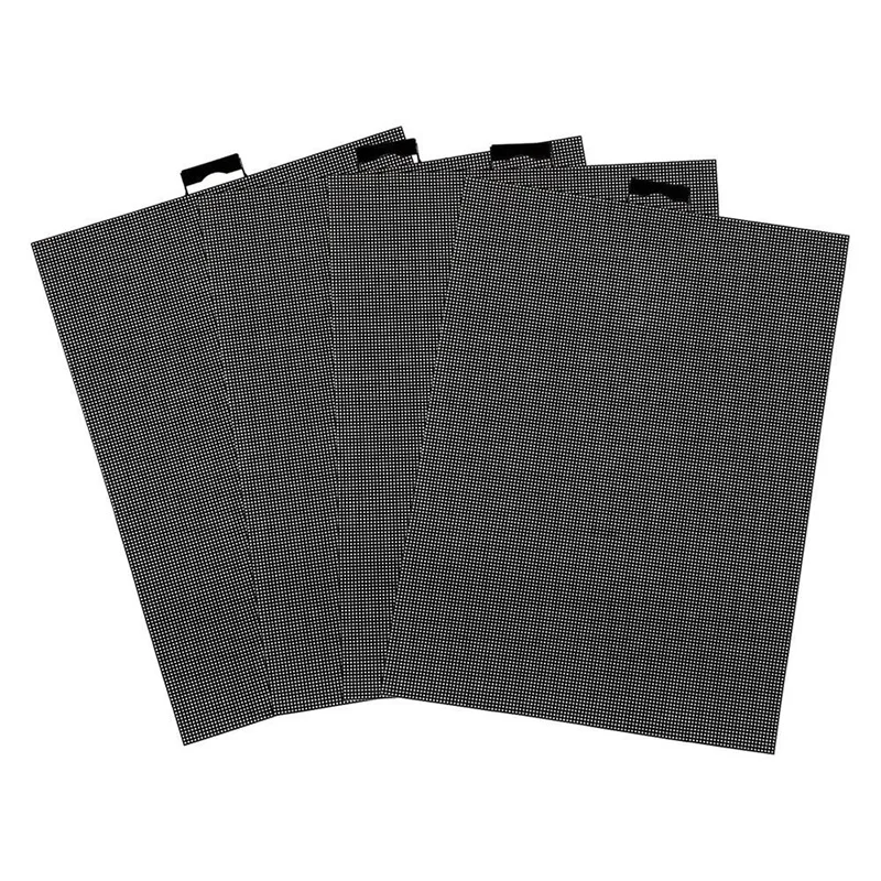 AS94-4Pcs Plastic Mesh Canvas 14 CT Black Plastic Mesh Canvas Sheets Plastic Mesh Screen For Embroidery, For Crafts DIY
AS94-4Pcs Plastic Mesh Canvas 14 CT Black Plastic Mesh Canvas Sheets Plastic Mesh Screen For Embroidery, For Crafts DIY