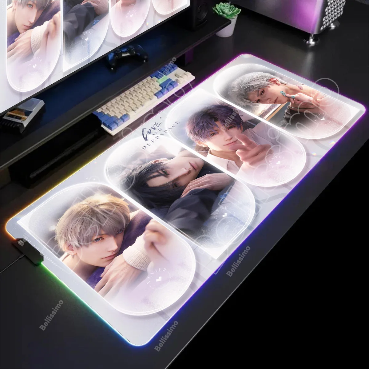 Mouse Pad Escritorio Accesorios Love And Deepspace Characters Related to Pad Gaming Desk PC Accessories Anime Lighting Table Mat
Mouse Pad Escritorio Accesorios Love And Deepspace Characters Related to Pad Gaming Desk PC Accessories Anime Lighting Table Mat