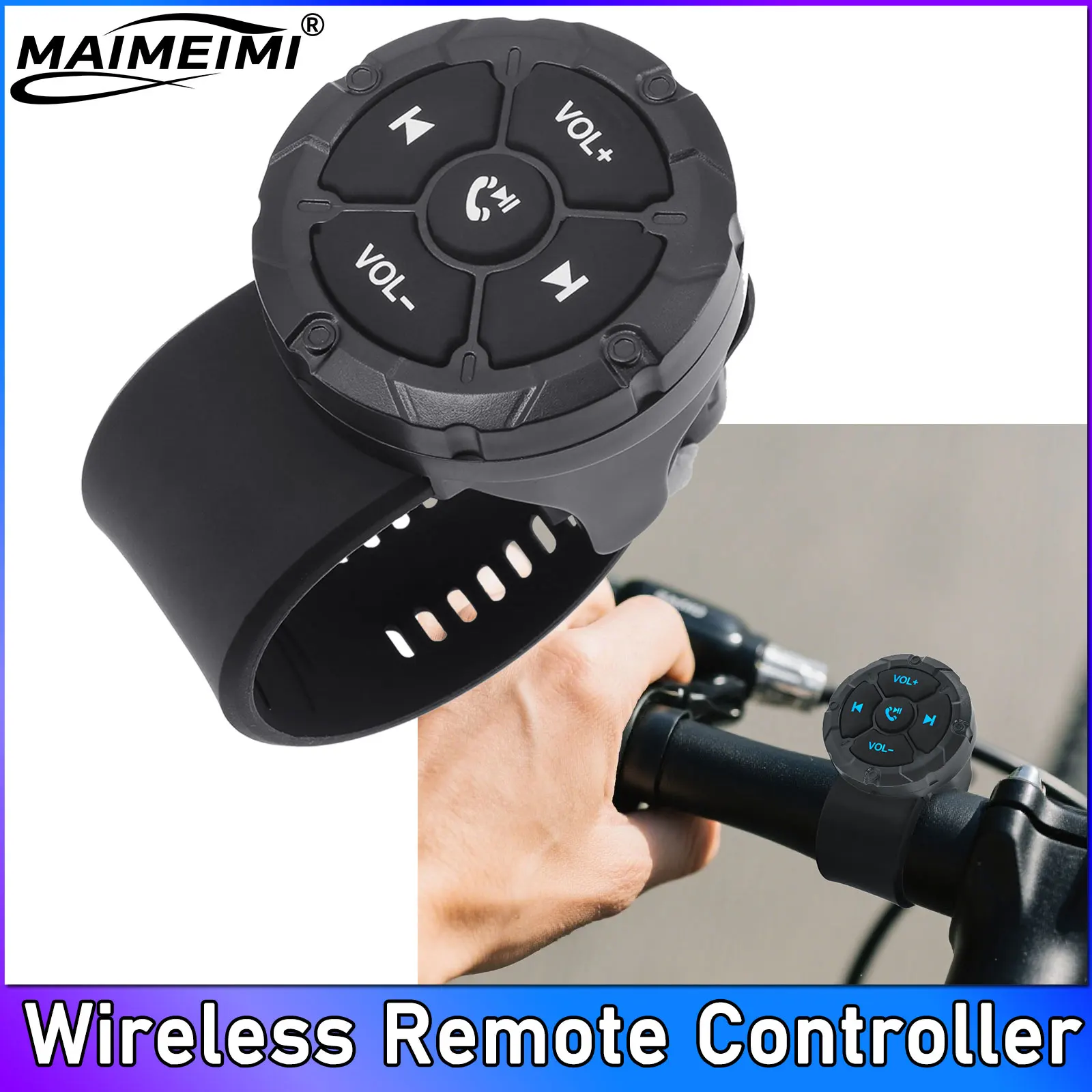 Bluetooth-compatible Wireless Remote Controller Motorcycle Handlebar Control Button 5key for Car Radio Music Player Android
Bluetooth-compatible Wireless Remote Controller Motorcycle Handlebar Control Button 5key for Car Radio Music Player Android