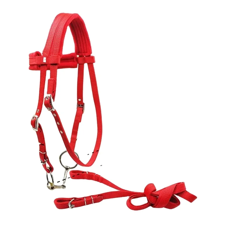 Horse Bridle & Halter with Removable Bit, Sponge Pad Protection
Horse Bridle & Halter with Removable Bit, Sponge Pad Protection