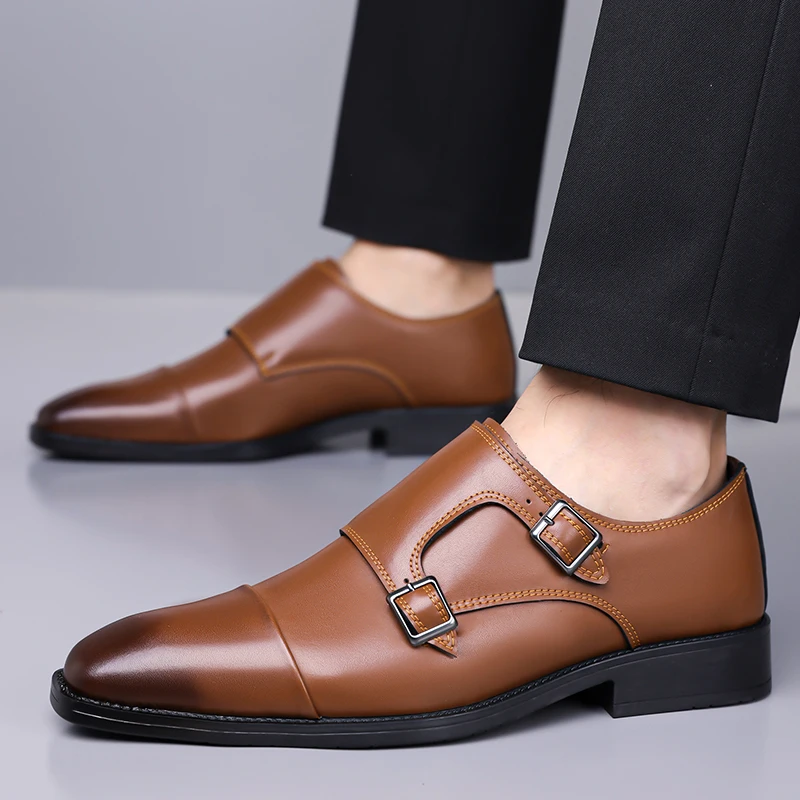 Men's leather shoes Casual Formal Leather Shoes Plus Size Thick Sole Fashion Business Lace Up Dress Shoes For Daily Outdoor
Men's leather shoes Casual Formal Leather Shoes Plus Size Thick Sole Fashion Business Lace Up Dress Shoes For Daily Outdoor