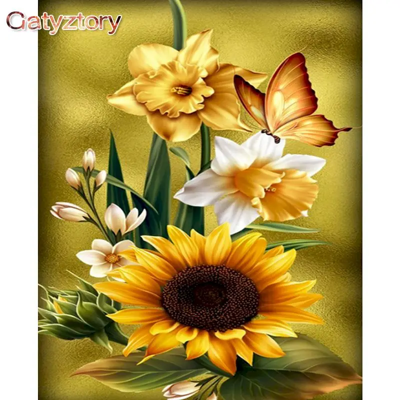 GATYZTORY 60x75cm Frame Painting By Number For Adults Flowers Sunflowers Picture By Numbers Handcraft Acrylic Paint For Home Dec
GATYZTORY 60x75cm Frame Painting By Number For Adults Flowers Sunflowers Picture By Numbers Handcraft Acrylic Paint For Home Dec