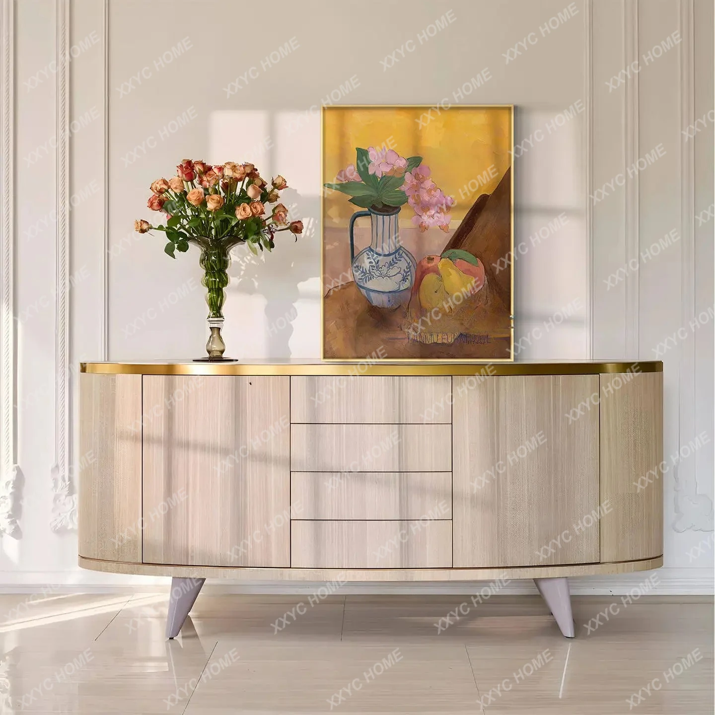 DV light luxury solid wood porch cabinet, living room entry partition decoration cabinet, minimalist storage side cabinet
DV light luxury solid wood porch cabinet, living room entry partition decoration cabinet, minimalist storage side cabinet