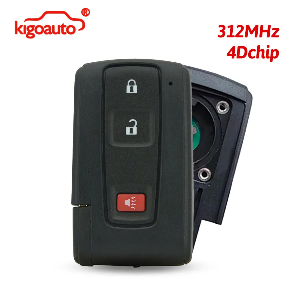kigoauto Smart Key 3 Button 312MHz 4D Chip for Toyota Prius 2004-2009 FCC MOZB21TG / MOZB31EG PN 89071-47080 89994-47060/61/91
kigoauto Smart Key 3 Button 312MHz 4D Chip for Toyota Prius 2004-2009 FCC MOZB21TG / MOZB31EG PN 89071-47080 89994-47060/61/91