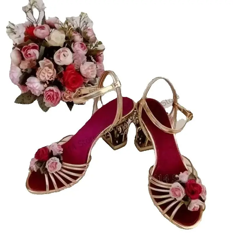 Flower Decor Metal Birdcage Heel Court Style Sandals Ankle Buckle Strap Women Shoes New Fashion Banquet 2026 Zapatos Para Mujere
Flower Decor Metal Birdcage Heel Court Style Sandals Ankle Buckle Strap Women Shoes New Fashion Banquet 2026 Zapatos Para Mujere
