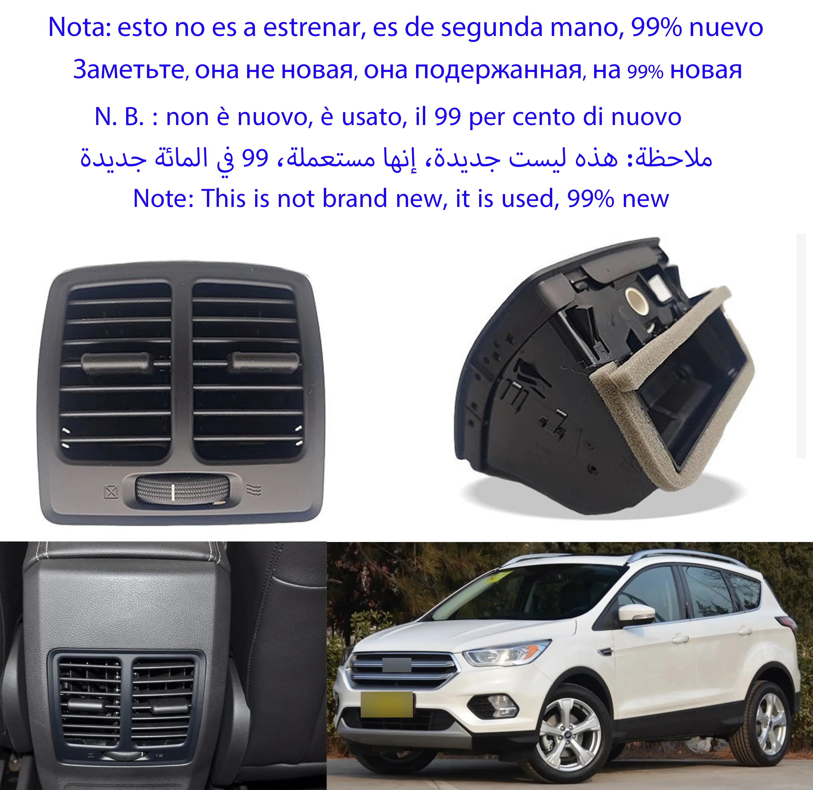 AH740 OME DV4B 19C570 A For Ford Kuga Rear seat air conditioning outlet air nozzle baffle 2013 2014 2015 2016 2017 2018 19 2020
AH740 OME DV4B 19C570 A For Ford Kuga Rear seat air conditioning outlet air nozzle baffle 2013 2014 2015 2016 2017 2018 19 2020
