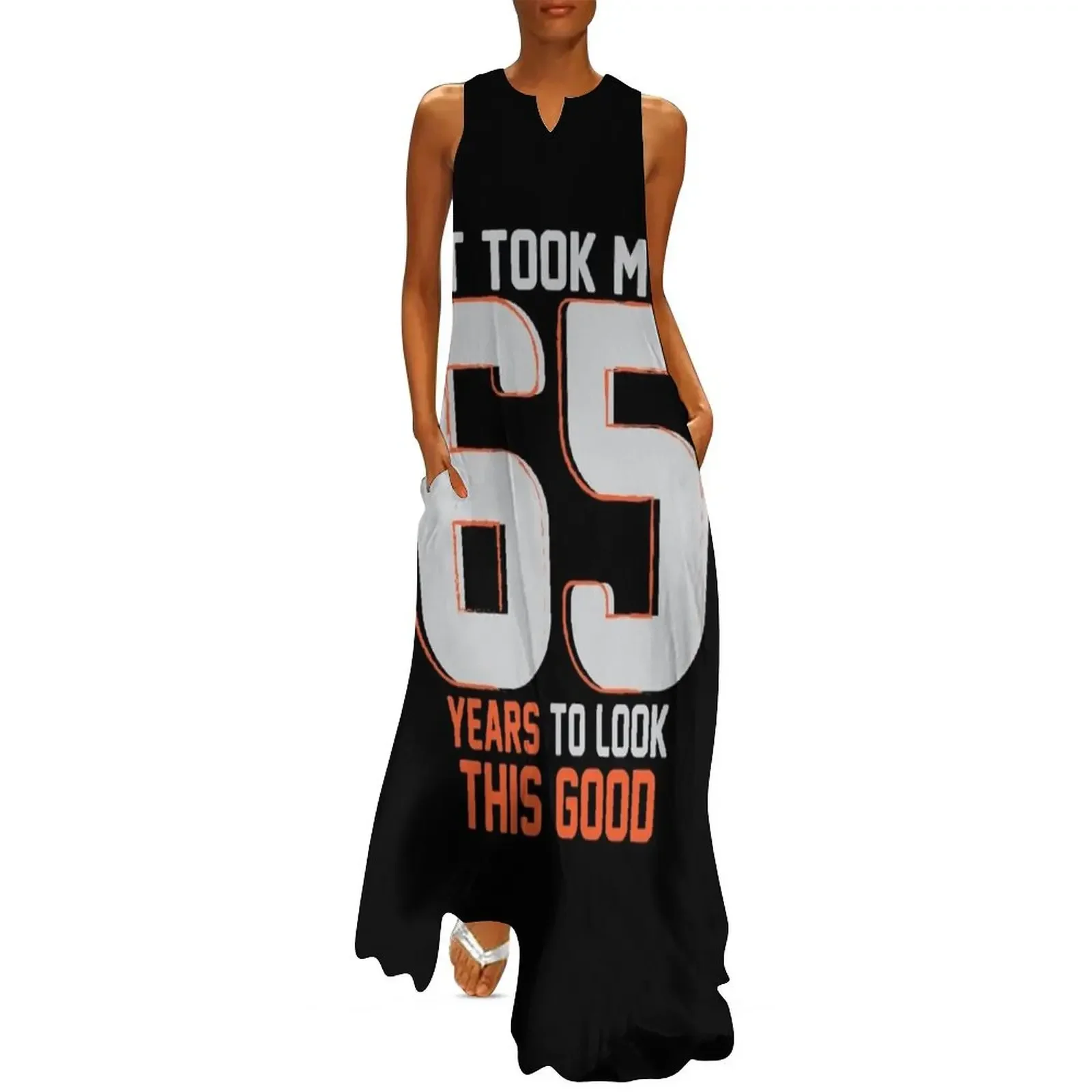 Funny 65th Birthday Pun Design - Unique 65 Year Old Gift Ideas Long Dress Long dress woman wedding dresses for woman Dress
Funny 65th Birthday Pun Design - Unique 65 Year Old Gift Ideas Long Dress Long dress woman wedding dresses for woman Dress