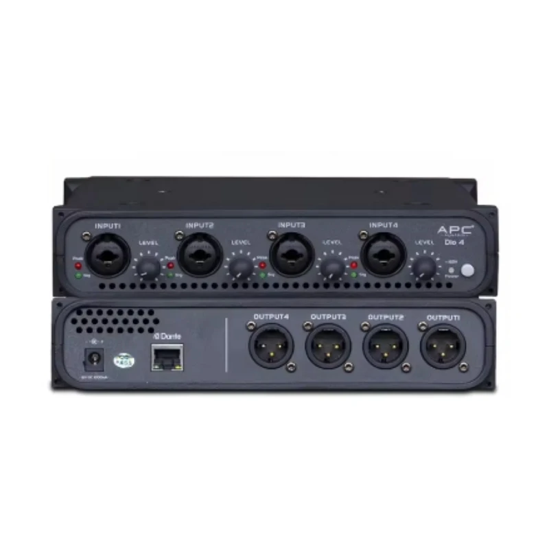 APC Dio4 4 Channels Network Audio Interface Microphone Line Balanced Unbalanced Input With 48V Phantom Power Suppl
APC Dio4 4 Channels Network Audio Interface Microphone Line Balanced Unbalanced Input With 48V Phantom Power Suppl