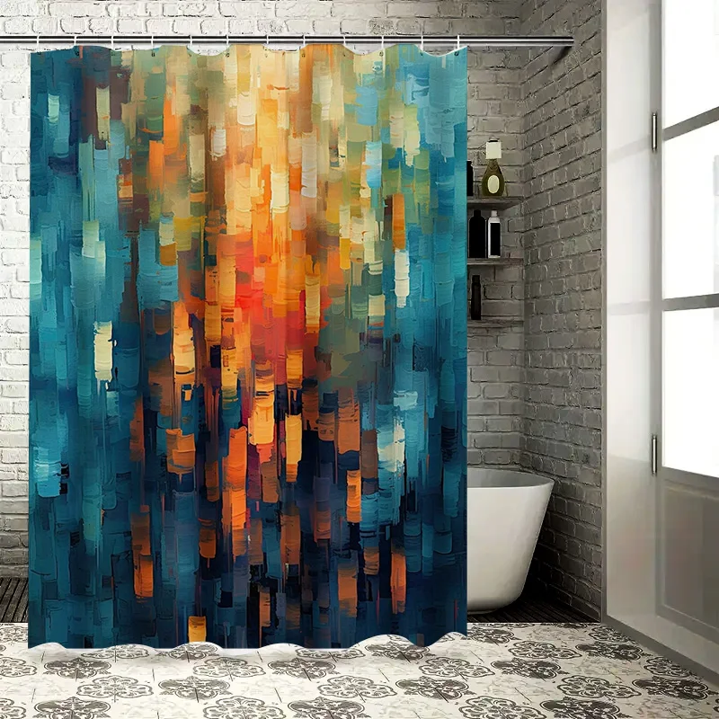Abstract Flames Shower Curtain - Blue & Orange Fire Design, Waterproof Modern Art Bathroom Decor
Abstract Flames Shower Curtain - Blue & Orange Fire Design, Waterproof Modern Art Bathroom Decor