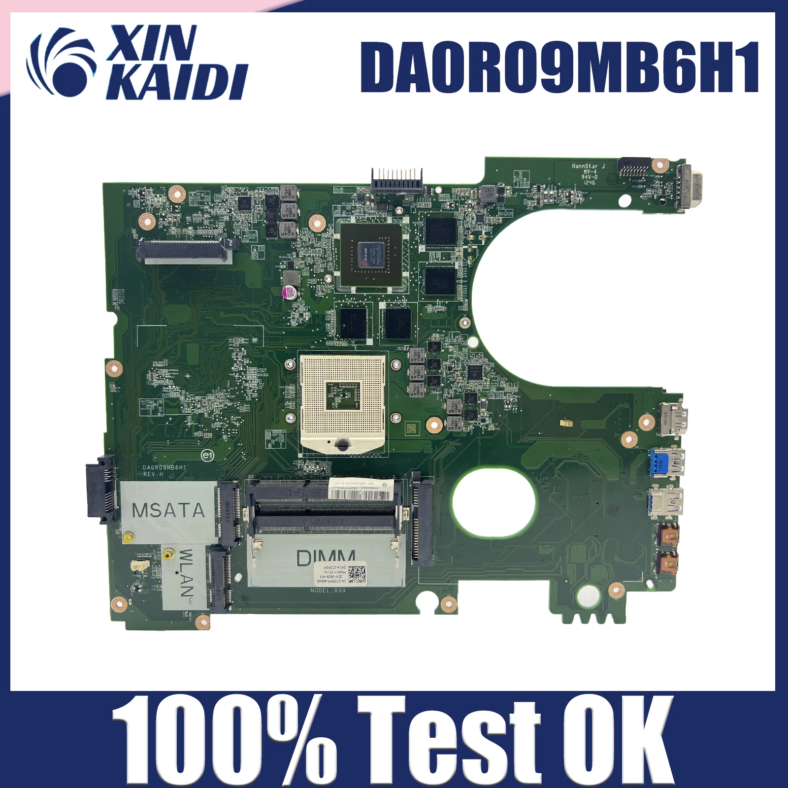For DELL 17R N7720 Laptop Motherboard GT650M 2G GPU 2D 3D HM77 DA0R09MB6H1 CN-072P0M 072P0M 72P0M 100% Tested
For DELL 17R N7720 Laptop Motherboard GT650M 2G GPU 2D 3D HM77 DA0R09MB6H1 CN-072P0M 072P0M 72P0M 100% Tested