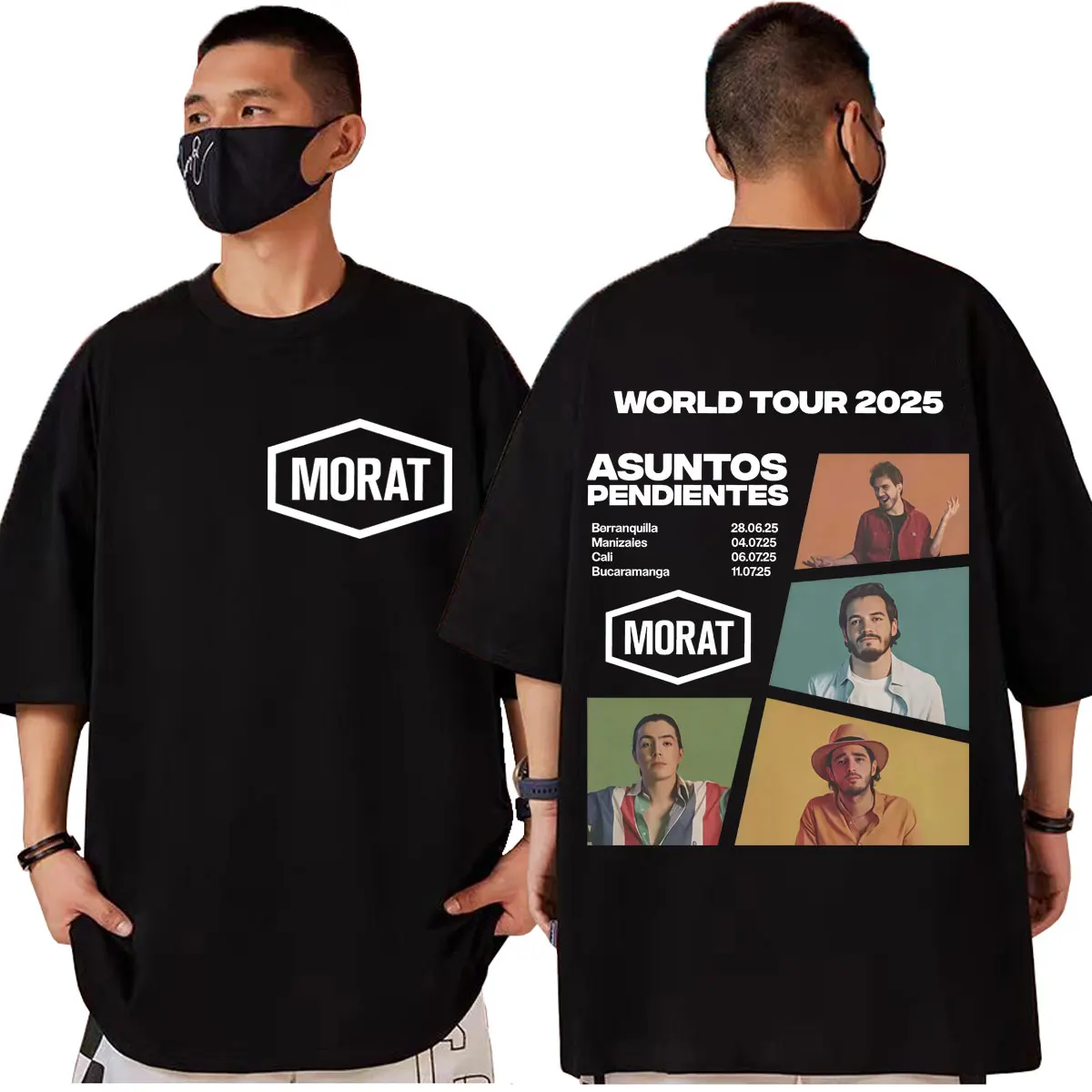 Colombia Band Morat World Tour 2025 T-shirt Harajuku Y2k Fashion Short Sleeve T Shirt Men Women Casual Loose T-shirts Streetwear
Colombia Band Morat World Tour 2025 T-shirt Harajuku Y2k Fashion Short Sleeve T Shirt Men Women Casual Loose T-shirts Streetwear