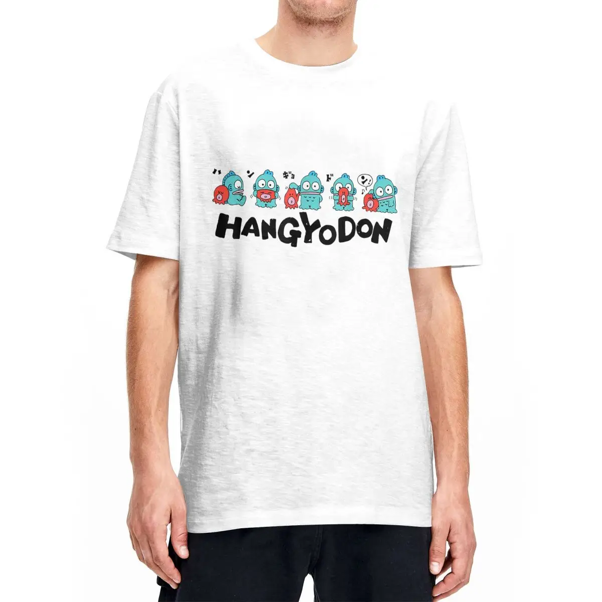 Men Women's T-Shirt Hangyodon And Friends Funny Pure Cotton Tee Shirt Short Sleeve T Shirts Round Neck Clothing Original
Men Women's T-Shirt Hangyodon And Friends Funny Pure Cotton Tee Shirt Short Sleeve T Shirts Round Neck Clothing Original