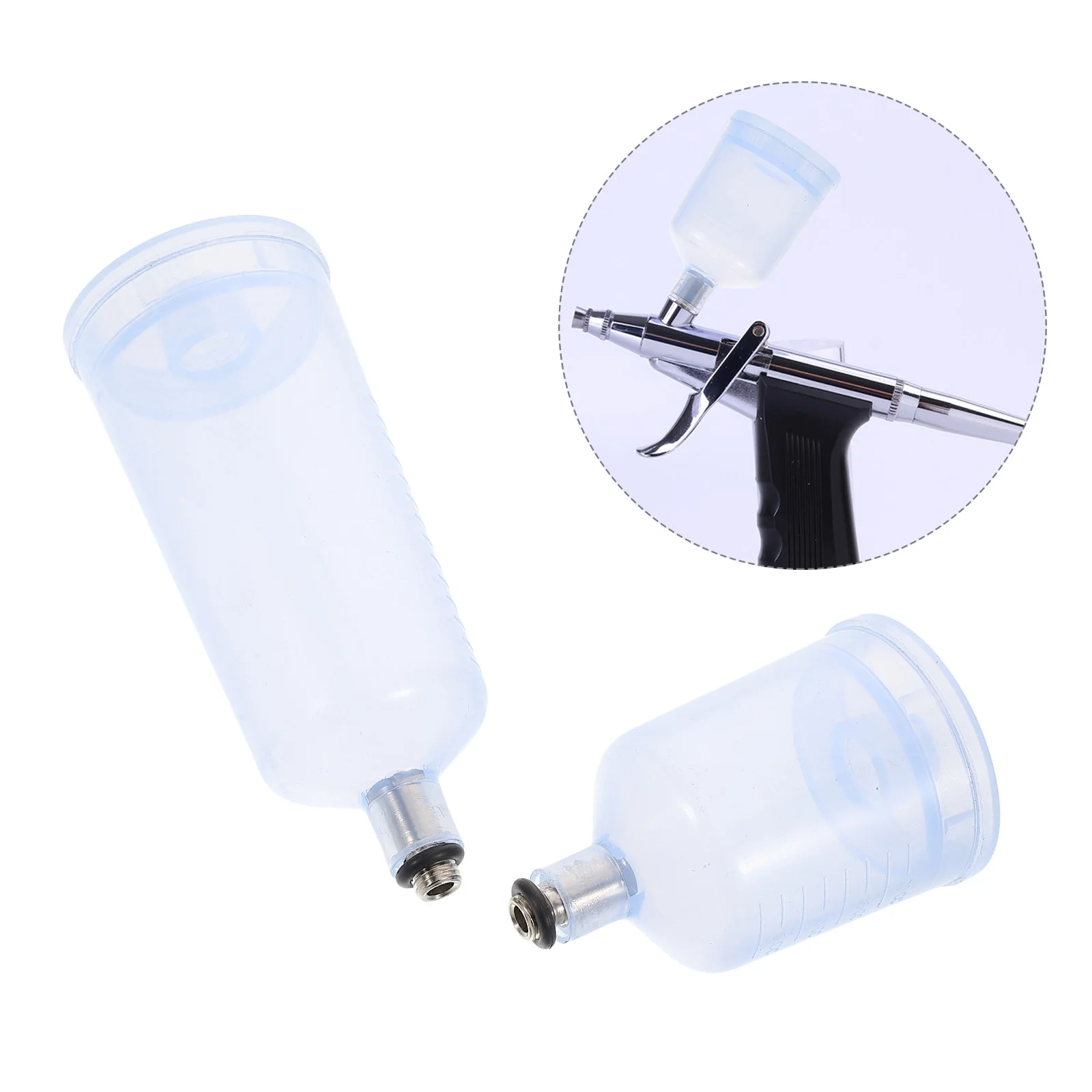 2 Pcs Airbrush Replaceable Cup Empty Bottle Paint Mixing Bottles Oil Pots Painting Palette Split Type
2 Pcs Airbrush Replaceable Cup Empty Bottle Paint Mixing Bottles Oil Pots Painting Palette Split Type