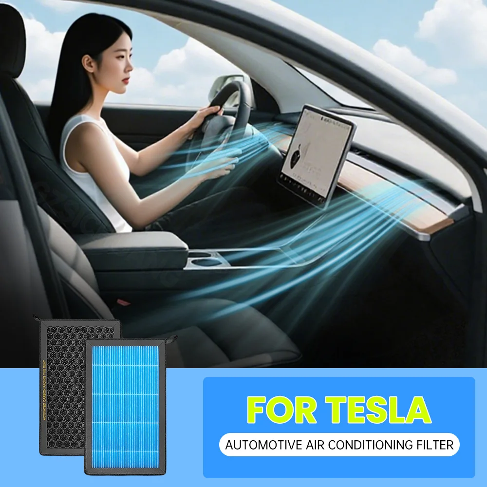 Car Air Conditioning Filter Element For Tesla Model 3 Model Y 2017-2023 High Flow Air Filter Air Conditioning Filter Replacement
Car Air Conditioning Filter Element For Tesla Model 3 Model Y 2017-2023 High Flow Air Filter Air Conditioning Filter Replacement