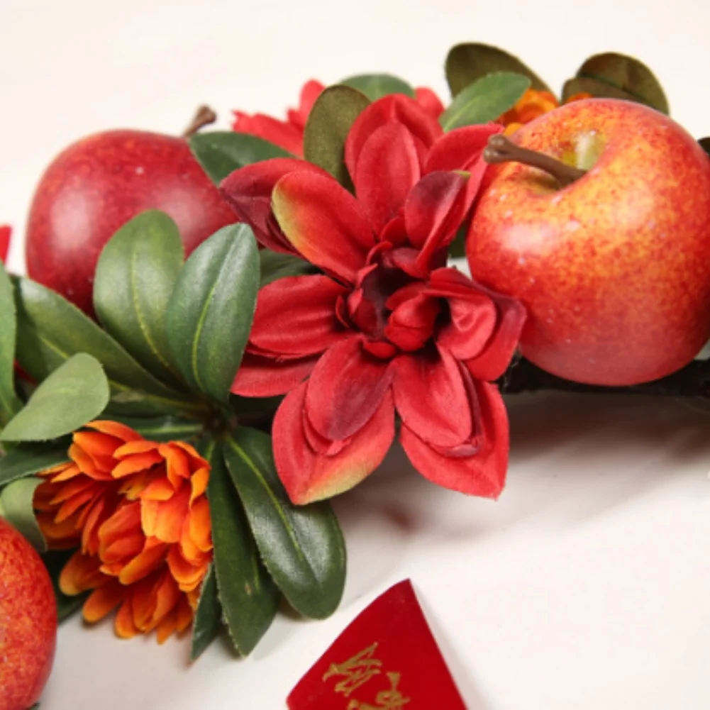 Lightweight foam garland wreath with wire ring for easy hanging Chinese Spring Festival holiday party wall decoration
Lightweight foam garland wreath with wire ring for easy hanging Chinese Spring Festival holiday party wall decoration