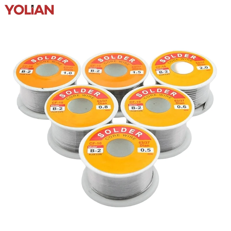 0.5mm/0.8mm 100g Rosin Core Flux Welding Wire Electrical Soldering
0.5mm/0.8mm 100g Rosin Core Flux Welding Wire Electrical Soldering