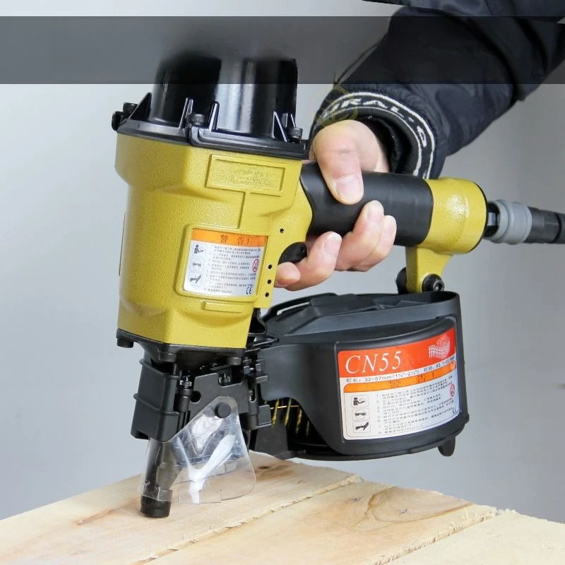CN55 Pneumatic Nail Rolling Grab CN70 Air Nail Gun 80 Nail Shooting Machine
CN55 Pneumatic Nail Rolling Grab CN70 Air Nail Gun 80 Nail Shooting Machine