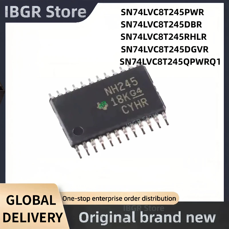SN74LVC8T245PWR SN74LVC8T245DBR SN74LVC8T245RHLR SN74LVC8T245DGVR SN74LVC8T245QPWRQ1 TSSOP24 Silk Screen Nh245q Original New
SN74LVC8T245PWR SN74LVC8T245DBR SN74LVC8T245RHLR SN74LVC8T245DGVR SN74LVC8T245QPWRQ1 TSSOP24 Silk Screen Nh245q Original New