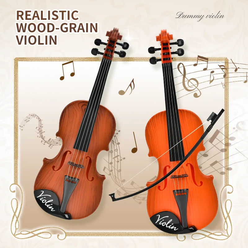 Kids Violin Toy Simulated Classical Music Learning Beginner Children Early Education Musical Instruments Violin Toy
Kids Violin Toy Simulated Classical Music Learning Beginner Children Early Education Musical Instruments Violin Toy