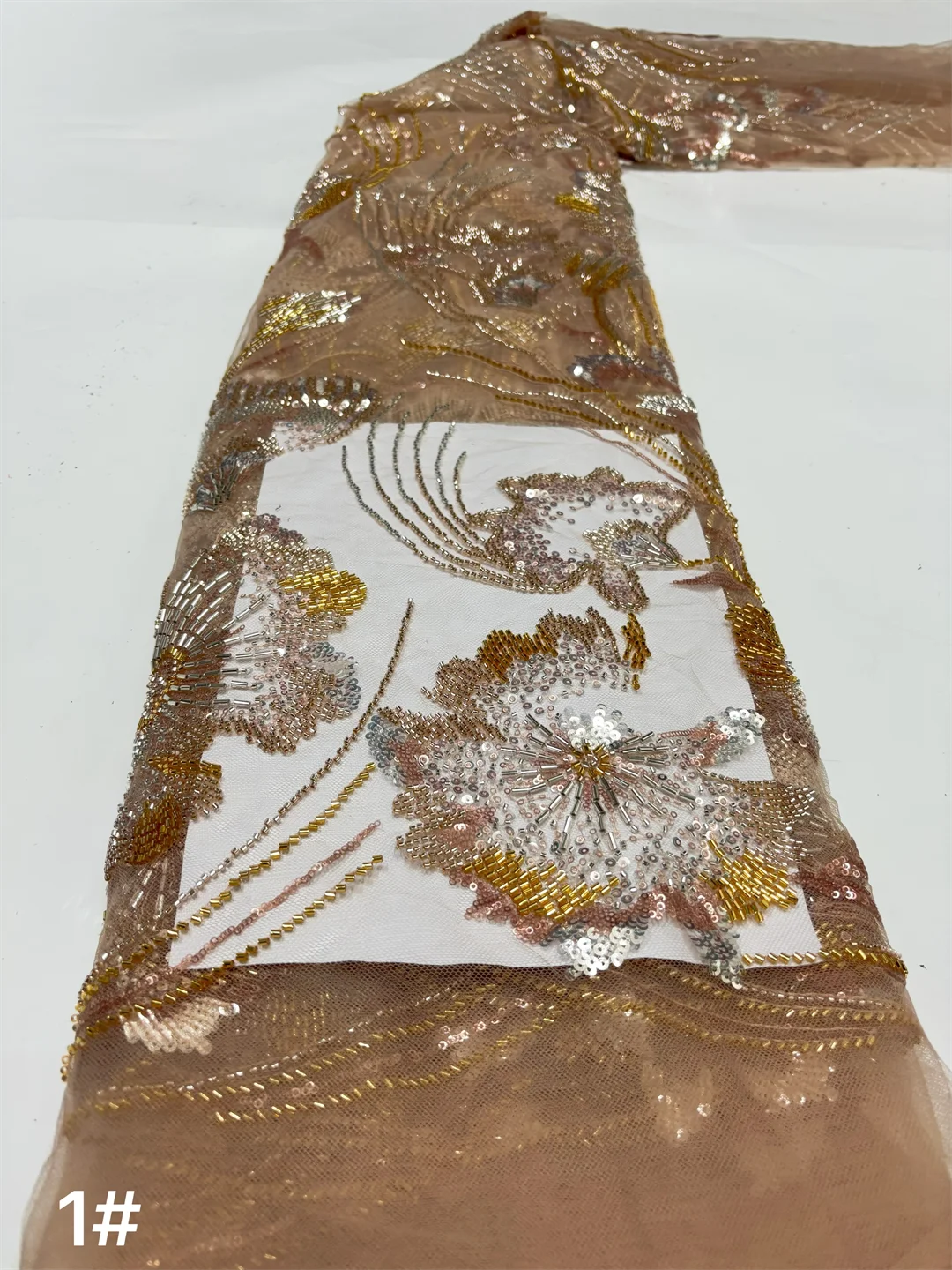 2026 High Quality Lace 5 Yards French Lace Fabric Nigerian Lace Fabrics African Sequins Beaded Lace Fabric For Wedding Party
2026 High Quality Lace 5 Yards French Lace Fabric Nigerian Lace Fabrics African Sequins Beaded Lace Fabric For Wedding Party