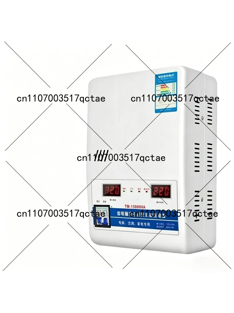 Voltage stabilizer 220v fully automatic household high-power 15000w single-phase electric voltage regulator
Voltage stabilizer 220v fully automatic household high-power 15000w single-phase electric voltage regulator