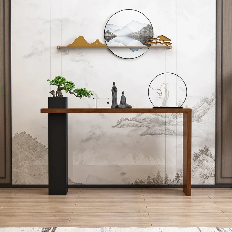 New Chinese Style Solid Wood Porch Living Room Entrance Hallway Side View Long Narrow Table Cabinet
New Chinese Style Solid Wood Porch Living Room Entrance Hallway Side View Long Narrow Table Cabinet