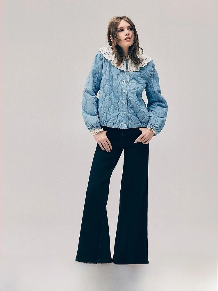 H&M Women's Cotton Jacket 2026 New Fashion Quilted Denim Lenzing Jacket Spring Season 64% Cotton 36% Lenzing Fiber
H&M Women's Cotton Jacket 2026 New Fashion Quilted Denim Lenzing Jacket Spring Season 64% Cotton 36% Lenzing Fiber