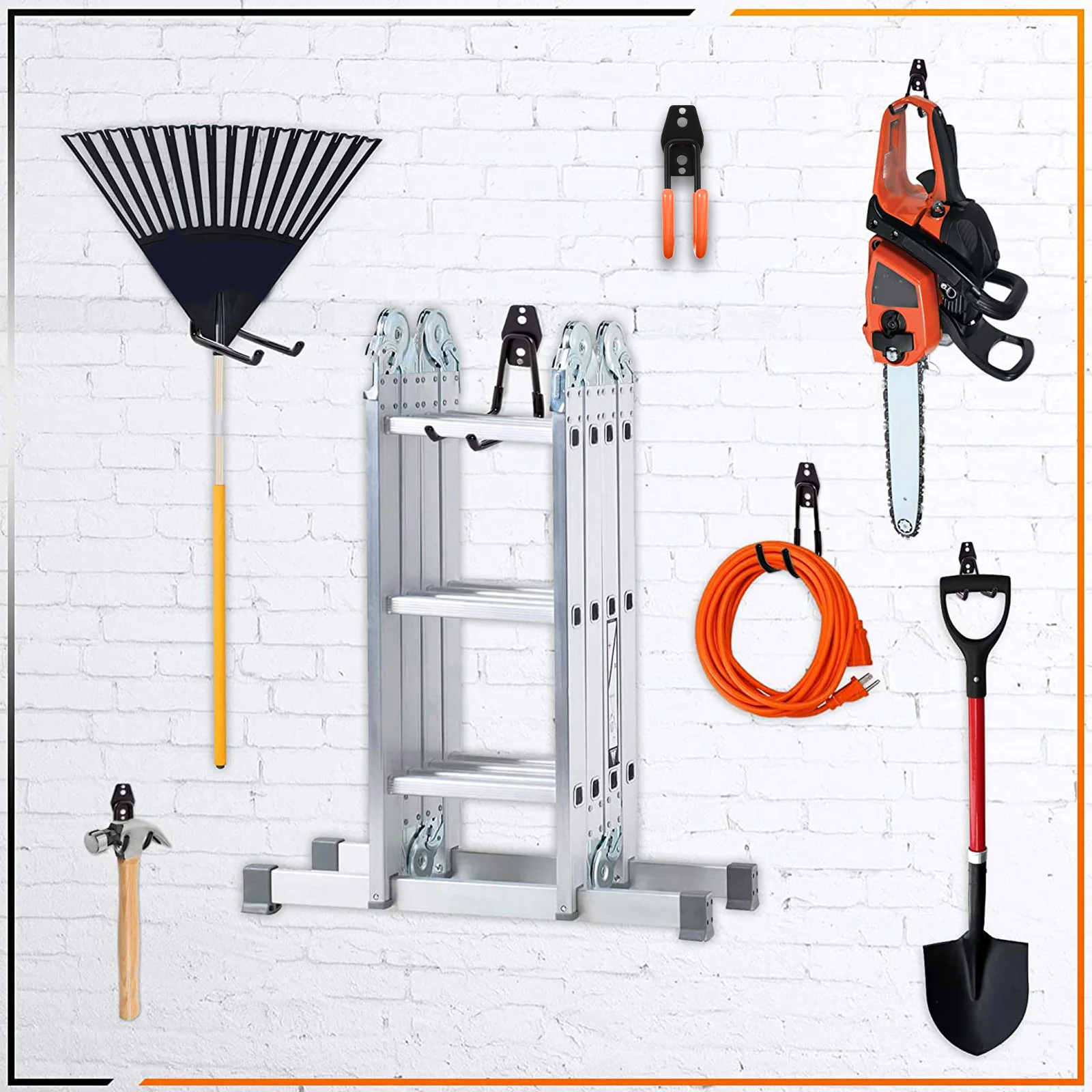 2pcs Tool Hooks Heavy Duty Wall Mount ganizer for Garage Warehouse Storage Hook Storage Utility Kitchen Workshop ange Large
2pcs Tool Hooks Heavy Duty Wall Mount ganizer for Garage Warehouse Storage Hook Storage Utility Kitchen Workshop ange Large