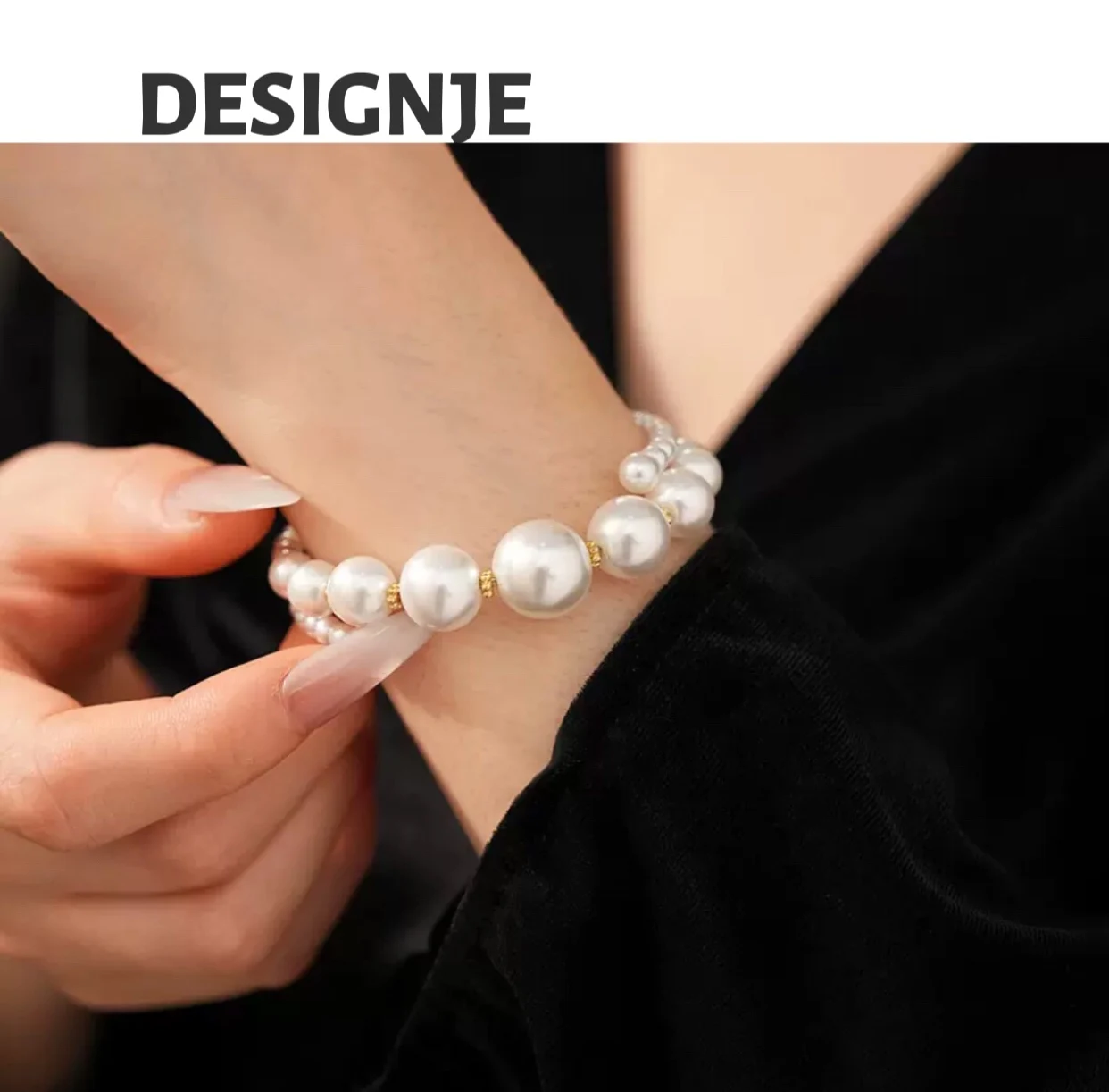 Hot-selling French pearl open-ended bracelet design, luxurious, versatile, fashionable, elegant, high-end accessory.
Hot-selling French pearl open-ended bracelet design, luxurious, versatile, fashionable, elegant, high-end accessory.