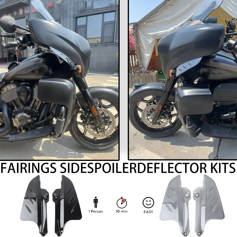 For Indian Roadmaster Dark Horse Fairing Wind Deflectors Side Spoilers Kit 2019-2024 Black Smoke Gray High Quality
For Indian Roadmaster Dark Horse Fairing Wind Deflectors Side Spoilers Kit 2019-2024 Black Smoke Gray High Quality