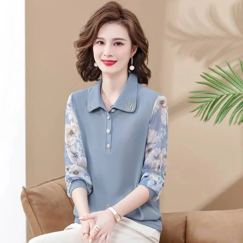 Middle Aged Elderly Mothers Leisure Long Sleeved T-shirt Pant Set Summer Middle Age Mom Fashion Long Sleeved Blouse Top Set
Middle Aged Elderly Mothers Leisure Long Sleeved T-shirt Pant Set Summer Middle Age Mom Fashion Long Sleeved Blouse Top Set