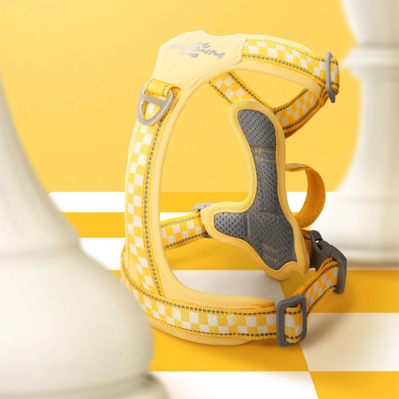 Pet Dog Universal Reflective Harness Vest Checkerboard No-Pull Adjustable Fit for Shiba Inu Border Collie For Outdoor Walking
Pet Dog Universal Reflective Harness Vest Checkerboard No-Pull Adjustable Fit for Shiba Inu Border Collie For Outdoor Walking