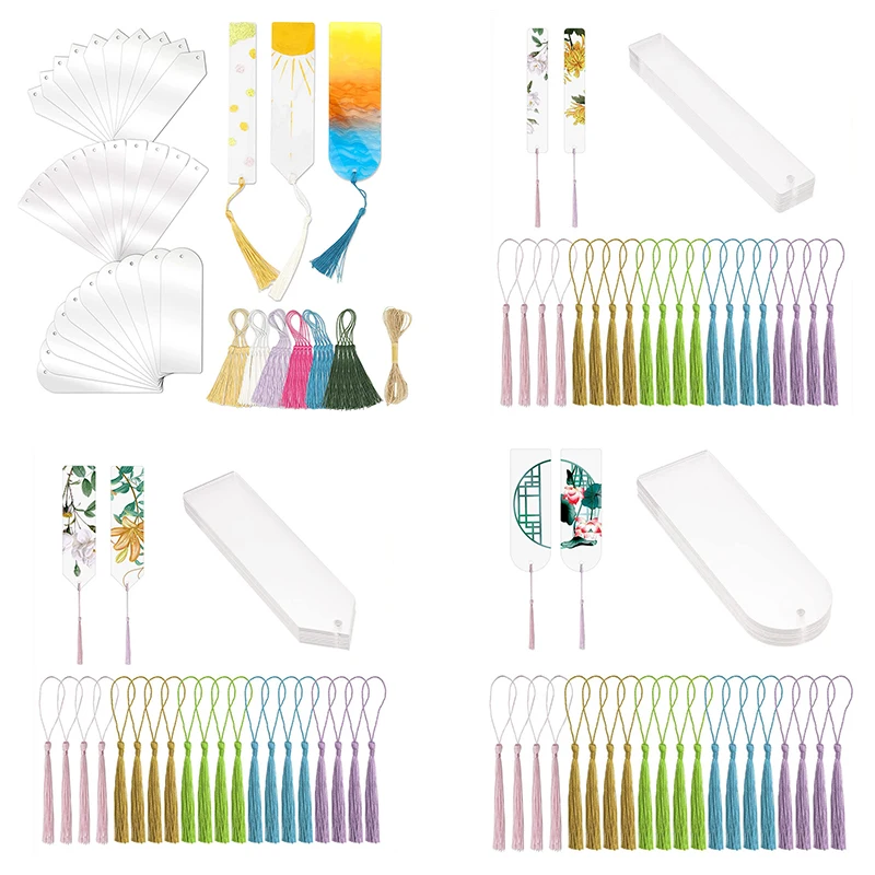 30/15Pcs Clear Acrylic Bookmarks Diy Blank Bookmark Gifts Manual Tassels Rectangle Craft Reading Book Mark Page Kids Stationery
30/15Pcs Clear Acrylic Bookmarks Diy Blank Bookmark Gifts Manual Tassels Rectangle Craft Reading Book Mark Page Kids Stationery
