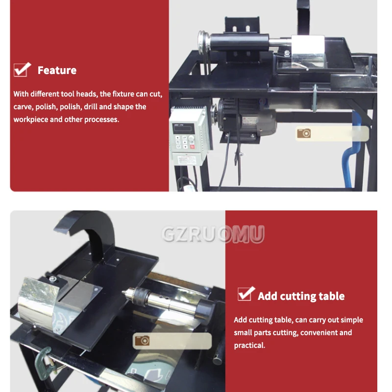 Electric Jewelry Grinding Machine Jewelry Rock Gem Polishing Tool 750W Multifunctional Small Desktop Jade Cutting Machine 220V
Electric Jewelry Grinding Machine Jewelry Rock Gem Polishing Tool 750W Multifunctional Small Desktop Jade Cutting Machine 220V