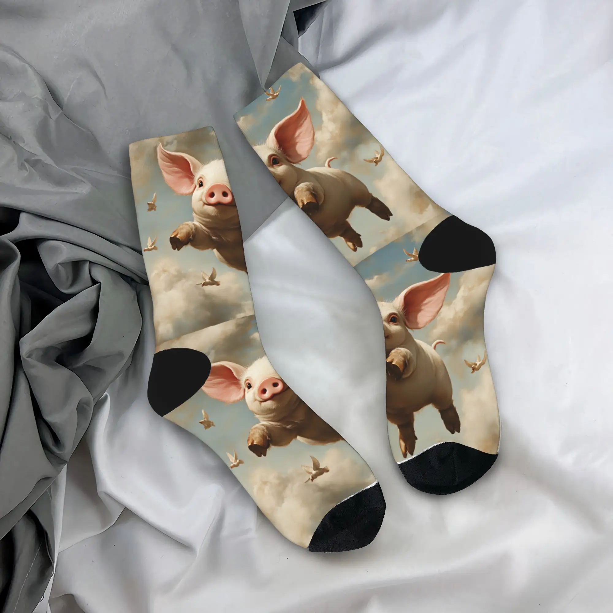 Cartoon Flying Pig Socks Fashion Stockings Men Medium Soft Cycling Socks Autumn Design Non Slip Socks
Cartoon Flying Pig Socks Fashion Stockings Men Medium Soft Cycling Socks Autumn Design Non Slip Socks