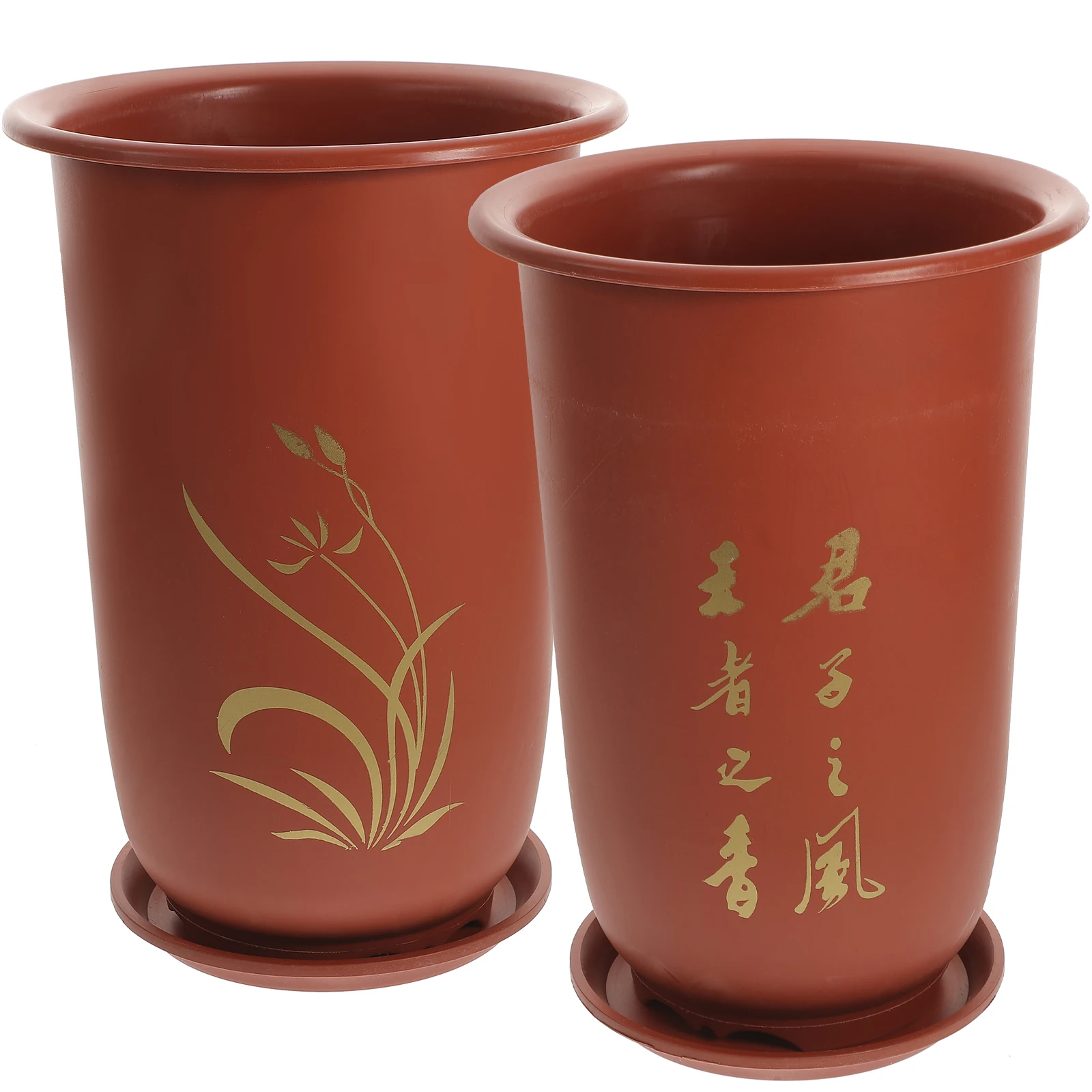 2Pcs chid Pots Resin Planter Flower Pot With Saucer Saucer Indoor Outdoor Nursery Flower Pot Drainage Holes Balcony Garden
2Pcs chid Pots Resin Planter Flower Pot With Saucer Saucer Indoor Outdoor Nursery Flower Pot Drainage Holes Balcony Garden