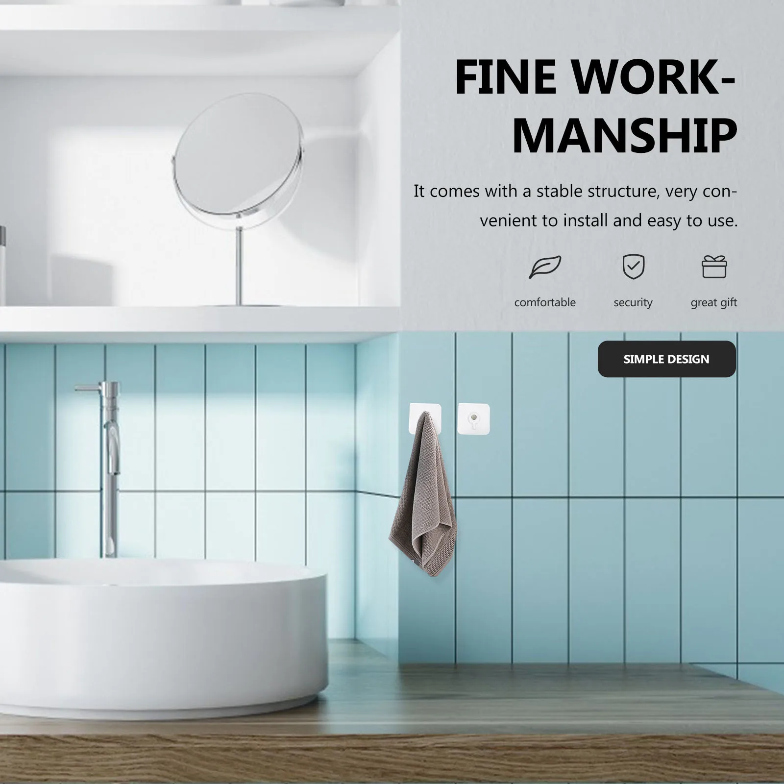 20Pcs Traceless Screw Stickers Premium Self-Adhesive Hanging Screw Hooks for Wall Mounted Kitchen Bathroom Decor
20Pcs Traceless Screw Stickers Premium Self-Adhesive Hanging Screw Hooks for Wall Mounted Kitchen Bathroom Decor