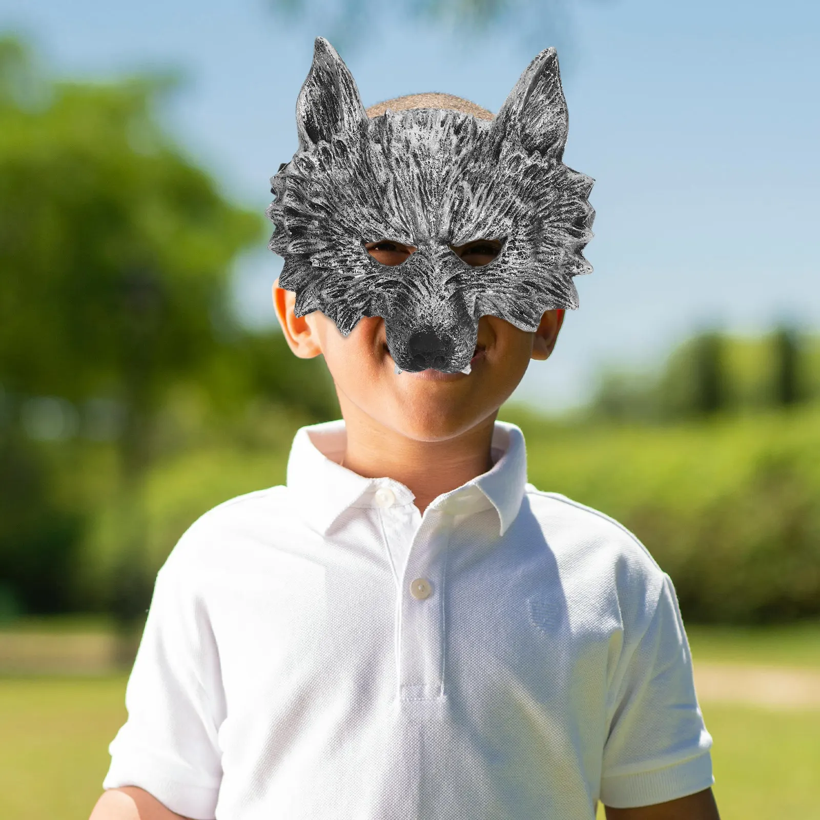 1Set Wolf Costume Set Eye-Catching Halloween Party Cosplay Animal Costume Wolf Mask Tail Gloves Props Decorative Mask
1Set Wolf Costume Set Eye-Catching Halloween Party Cosplay Animal Costume Wolf Mask Tail Gloves Props Decorative Mask