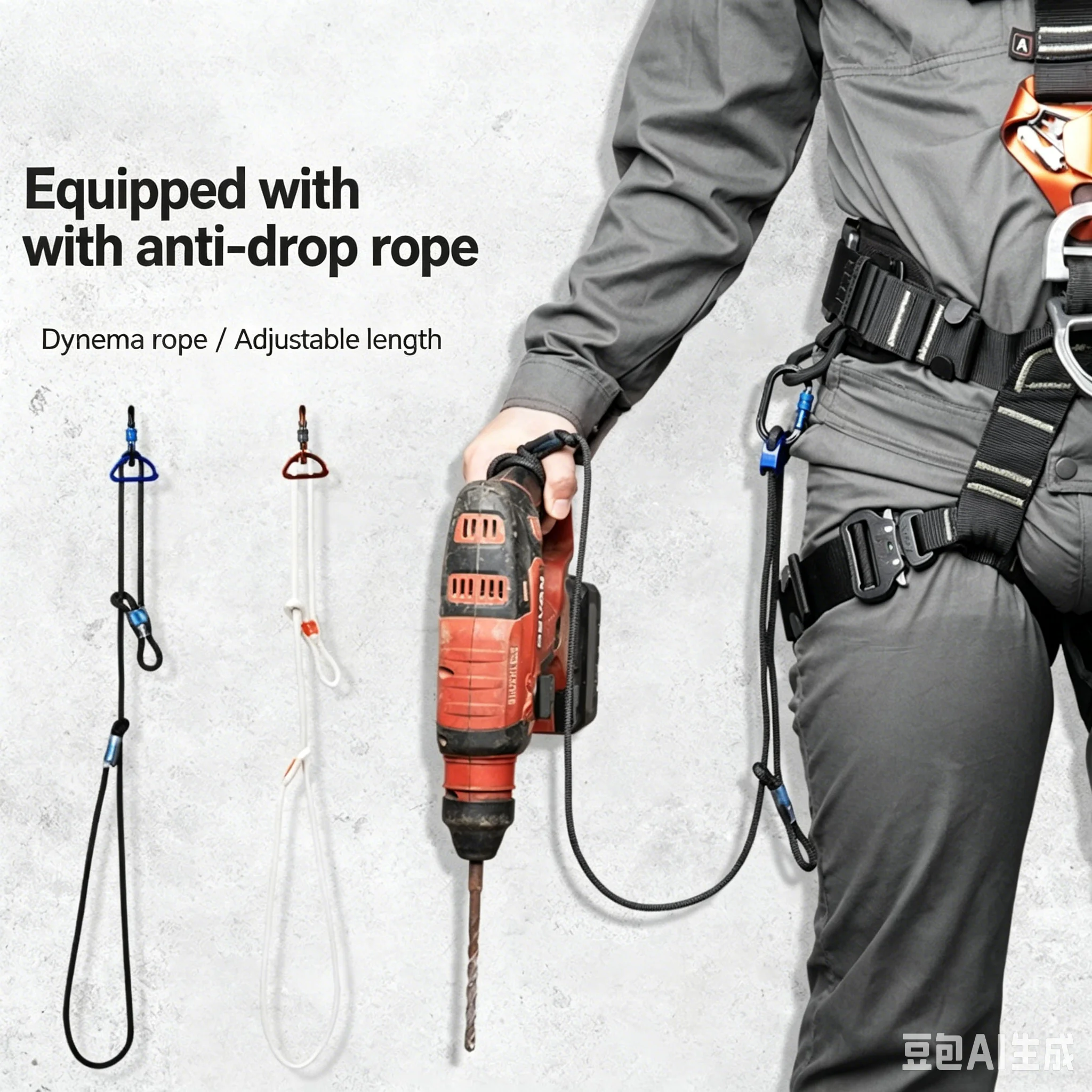 Mountaineering Climbing Equipment Anti-lost Elastic Rope, Aerial Work Tool Fall Prevention Telescopic Lanyard, Hook Safety Leash
Mountaineering Climbing Equipment Anti-lost Elastic Rope, Aerial Work Tool Fall Prevention Telescopic Lanyard, Hook Safety Leash