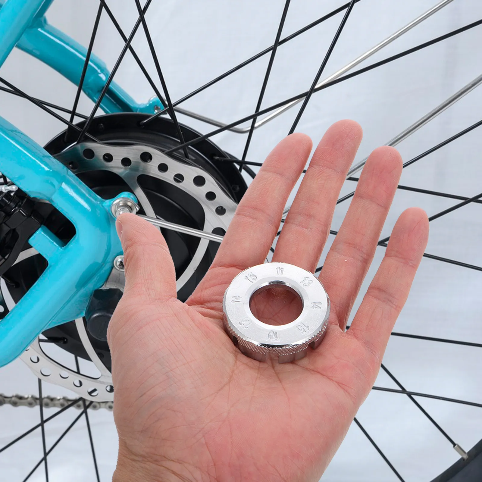 Bike Bicycle Wheel Spoke Wrench Tool Ergonomic Adjustable Mountain Bike Spoke Tension Truing Tool for Repair and Wheel Stability
Bike Bicycle Wheel Spoke Wrench Tool Ergonomic Adjustable Mountain Bike Spoke Tension Truing Tool for Repair and Wheel Stability