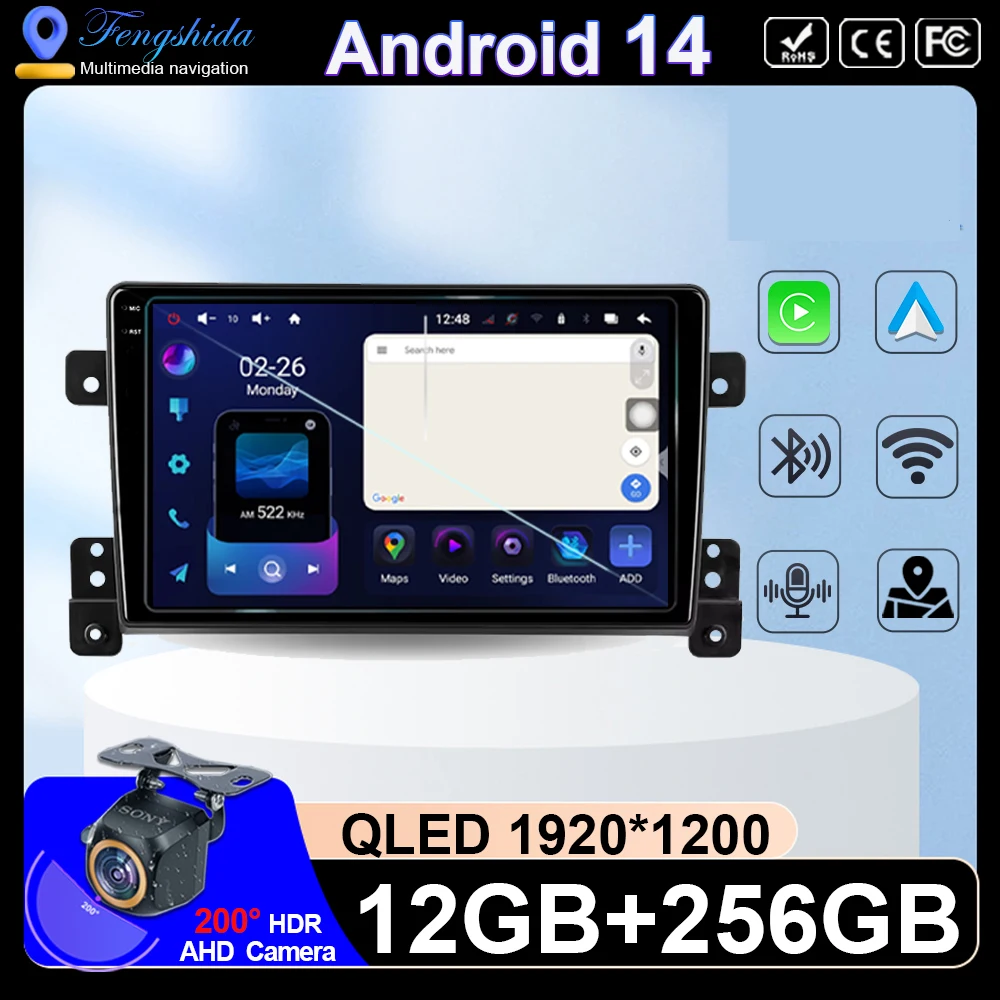 Suzuki Grand Vitara 3 2005 - 2015 Car Stereo Radio Multimedia Player GPS Navigation Head Unit Carplay DVD Auto 2 din Android 14 
Suzuki Grand Vitara 3 2005 - 2015 Car Stereo Radio Multimedia Player GPS Navigation Head Unit Carplay DVD Auto 2 din Android 14