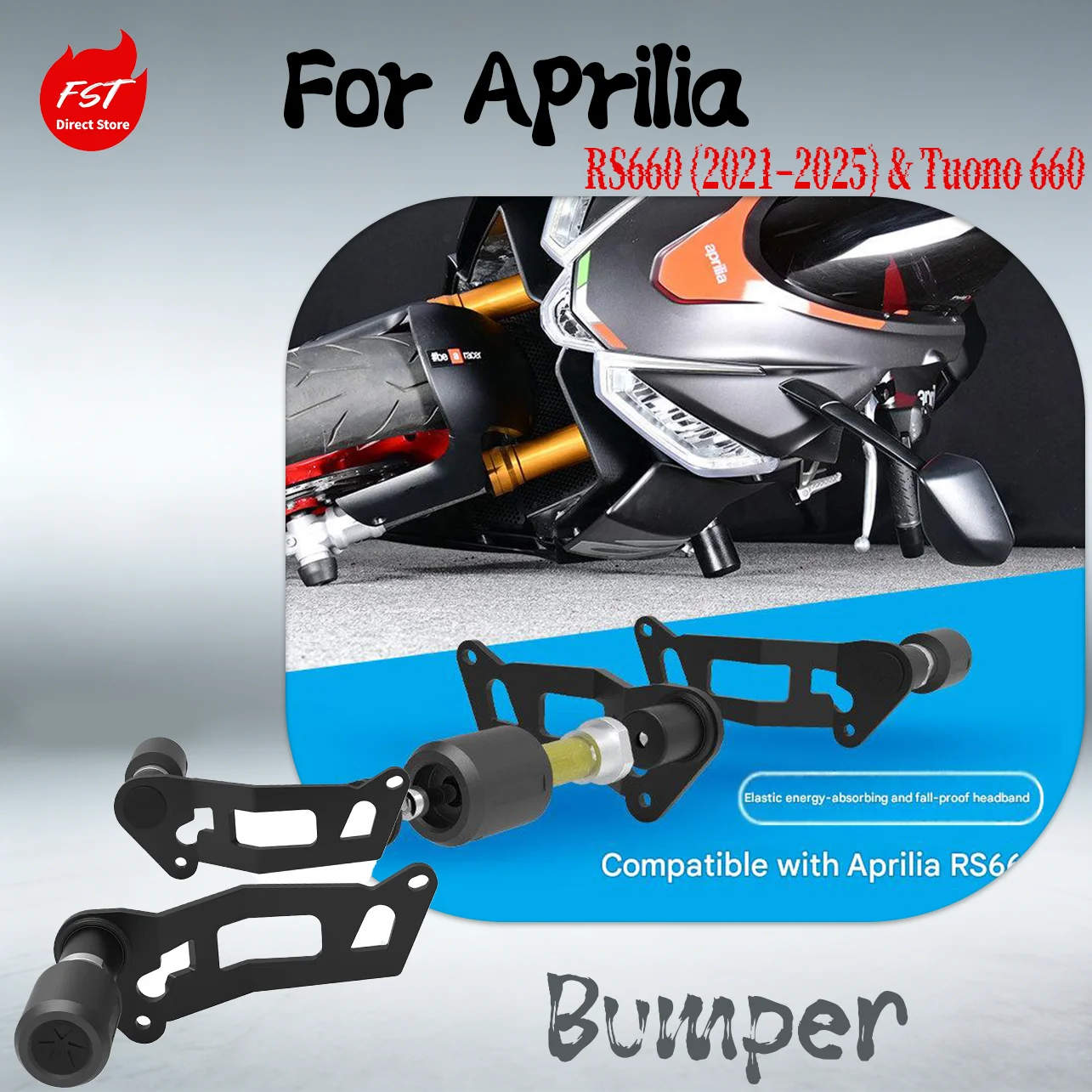 Engine Guard Crash Bar & Anti-Crash Sliders for Aprilia RS660 (2021–2025) & Tuono 660 Motorcycle Bumper Protector Modified Parts
Engine Guard Crash Bar & Anti-Crash Sliders for Aprilia RS660 (2021–2025) & Tuono 660 Motorcycle Bumper Protector Modified Parts